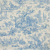 Le Hameau - Bluebell Blue By Brunschwig & Fils | Toile Wallcovering Print