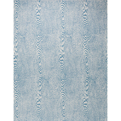 Samples and Purchasing available for Wood - River Blue By Brunschwig & Fils | Volume 56 |Solid Texture Wallcovering Print at Designer Wallcoverings and Fabrics
