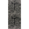 Samples and Purchasing available for Le Zebre - Black Black By Brunschwig & Fils | Volume 56 |Animal/Insects Animal Skins Wallcovering Print at Designer Wallcoverings and Fabrics