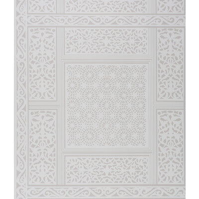 Bombay - Dove Grey By Brunschwig & Fils | Volume 56 | Geometric Wallcovering Print