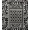 Samples and Purchasing available for Bombay - Ebony Black By Brunschwig & Fils | Volume 56 | Geometric Wallcovering Print at Designer Wallcoverings and Fabrics