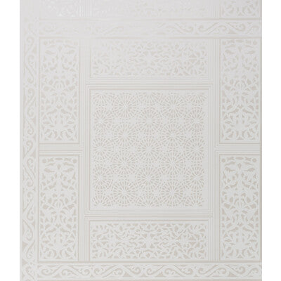 Bombay - Pearl White By Brunschwig & Fils | Volume 56 | Geometric Wallcovering Print