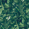 Samples and Purchasing available for Feuillage - Green Green By Brunschwig & Fils | Madeleine Castaing | Tropical Wallcovering Print at Designer Wallcoverings and Fabrics