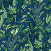 Samples and Purchasing available for Feuillage - Blue Blue By Brunschwig & Fils | Madeleine Castaing | Tropical Wallcovering Print at Designer Wallcoverings and Fabrics