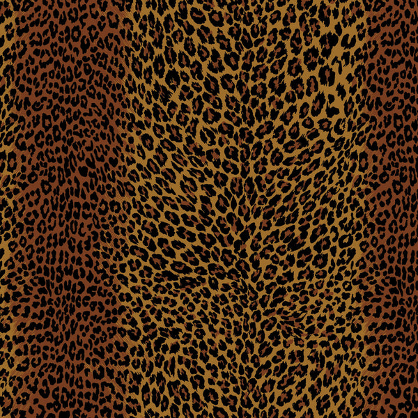 Leopard - Chocolate Brown By Brunschwig & Fils | Madeleine Castaing |Animal/Insects Animal Skins Wallcovering Print