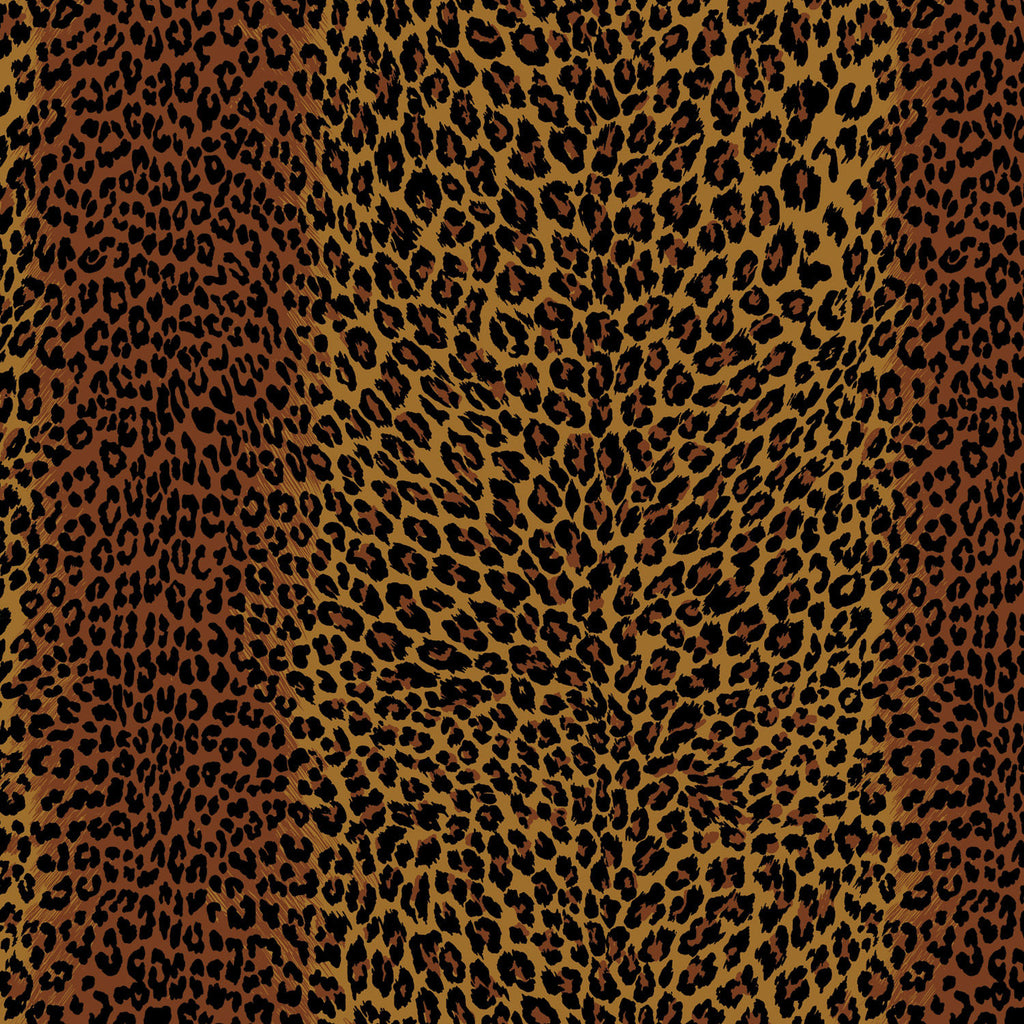 Leopard - Chocolate Brown By Brunschwig & Fils | Madeleine Castaing |Animal/Insects Animal Skins Wallcovering Print