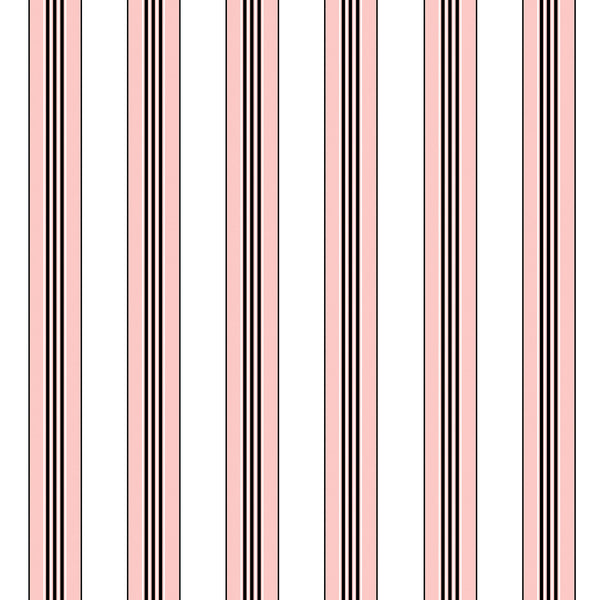 Rayure Lione - Rose Pink By Brunschwig & Fils | Madeleine Castaing | Stripes Wallcovering Print