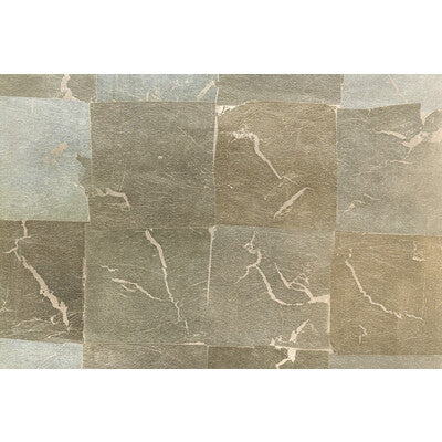 Samples and Purchasing available for Etsu - Nickel Silver By Brunschwig & Fils |  |Metallic Modern Wallcovering  at Designer Wallcoverings and Fabrics