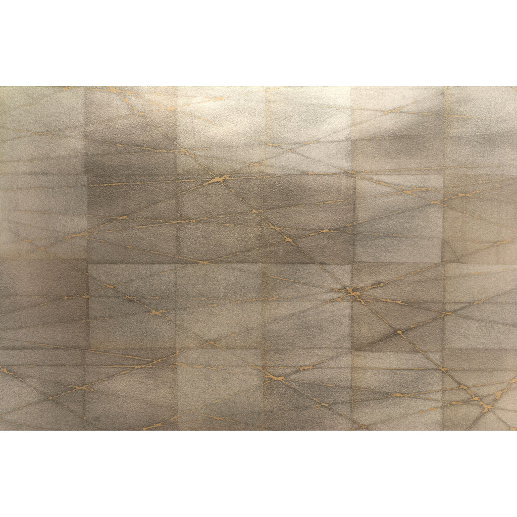 Satoru - Silver Gold Silver By Brunschwig & Fils | Metallic Modern Wallcovering