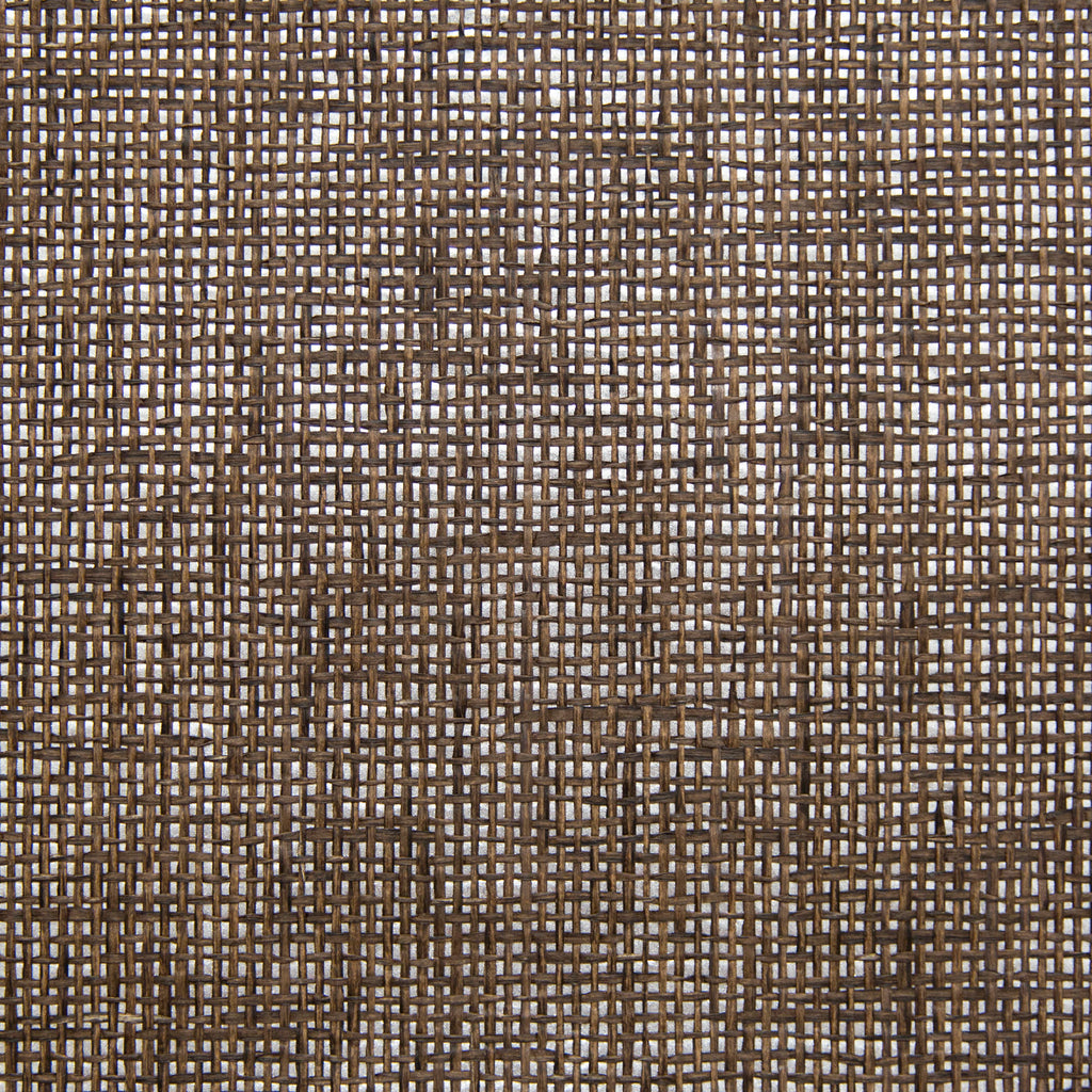 Ino - Brown Silver Brown By Brunschwig & Fils | Solid Wallcovering Grasscloth