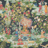 Samples and Purchasing available for Lodi Garden - Onyx Multi By Brunschwig & Fils | Volume 57 | Botanical & Floral Wallcovering Print at Designer Wallcoverings and Fabrics