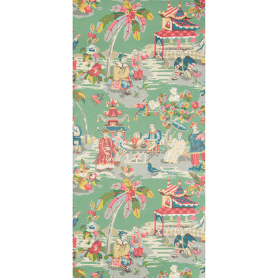 Xian - Jade Multi By Brunschwig & Fils | Volume 57 | Figurative Wallcovering Print