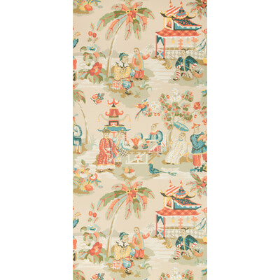 Xian - Vanilla Multi By Brunschwig & Fils | Volume 57 | Figurative Wallcovering Print