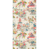 Samples and Purchasing available for Xian - Prussian/Red Multi By Brunschwig & Fils | Volume 57 | Figurative Wallcovering Print at Designer Wallcoverings and Fabrics