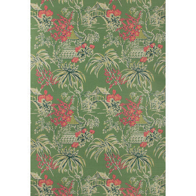 Tongli - Fern Multi By Brunschwig & Fils | Summer Palace Wallcoverings |Chinoiserie Botanical & Floral Wallcovering Print