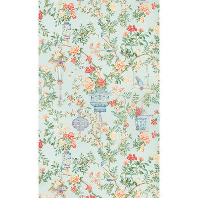 Jardin Fleuri - Opal Multi By Brunschwig & Fils | Summer Palace Wallcoverings |Chinoiserie Botanical & Floral Wallcovering Print