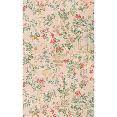 Jardin Fleuri - Petal Multi By Brunschwig & Fils | Summer Palace Wallcoverings |Chinoiserie Botanical & Floral Wallcovering Print