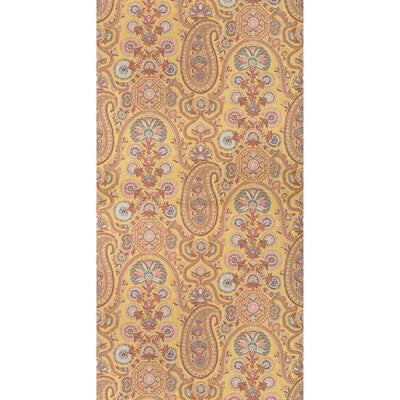 Saraya - Saffron Multi By Brunschwig & Fils | Grand Bazaar Wallcoverings | Paisley Wallcovering Print