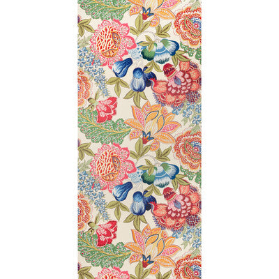 Karabali - Jewel Multi By Brunschwig & Fils | Grand Bazaar Wallcoverings | Botanical & Floral Wallcovering Print