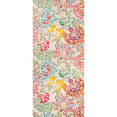 Karabali - Spring Multi By Brunschwig & Fils | Grand Bazaar Wallcoverings | Botanical & Floral Wallcovering Print