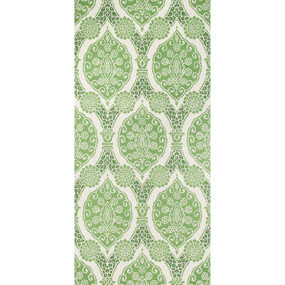 Samples and Purchasing available for Sufera - Leaf Green By Brunschwig & Fils | Grand Bazaar Wallpapers | Damask Wallcovering Print at Designer Wallcoverings and Fabrics