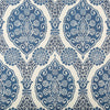 Samples and Purchasing available for Sufera - Indigo Indigo By Brunschwig & Fils | Grand Bazaar Wallpapers | Damask Wallcovering Print at Designer Wallcoverings and Fabrics