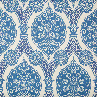 Samples and Purchasing available for Sufera - Blue Blue By Brunschwig & Fils | Grand Bazaar Wallpapers | Damask Wallcovering Print at Designer Wallcoverings and Fabrics