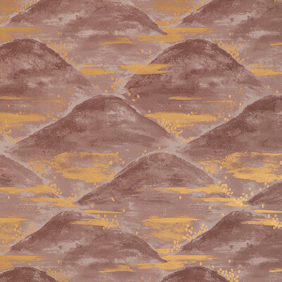 La Brume - Terracotta Rust By Brunschwig & Fils | Les Ensembliers Wallcoverings | Modern Wallcovering Print