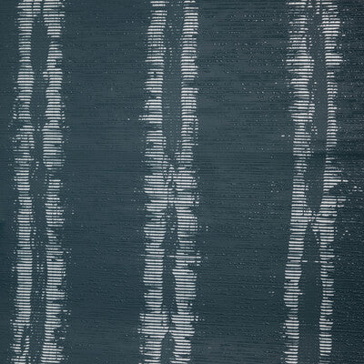 Les Plumes - Navy Dark Blue By Brunschwig & Fils | Les Ensembliers Wallcoverings | Texture Wallcovering Print