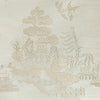 Samples and Purchasing available for La Pagode - Beige Ivory By Brunschwig & Fils | Les Ensembliers Wallpapers | Chinoiserie Wallcovering Embroidery at Designer Wallcoverings and Fabrics