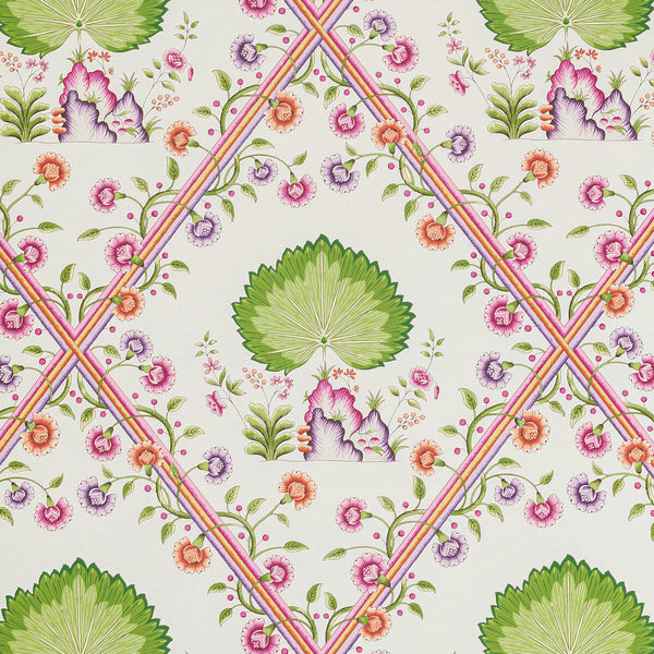 Loire - Spring Multi By Brunschwig & Fils | Louverne Wallcoverings | Botanical & Floral Wallcovering Print