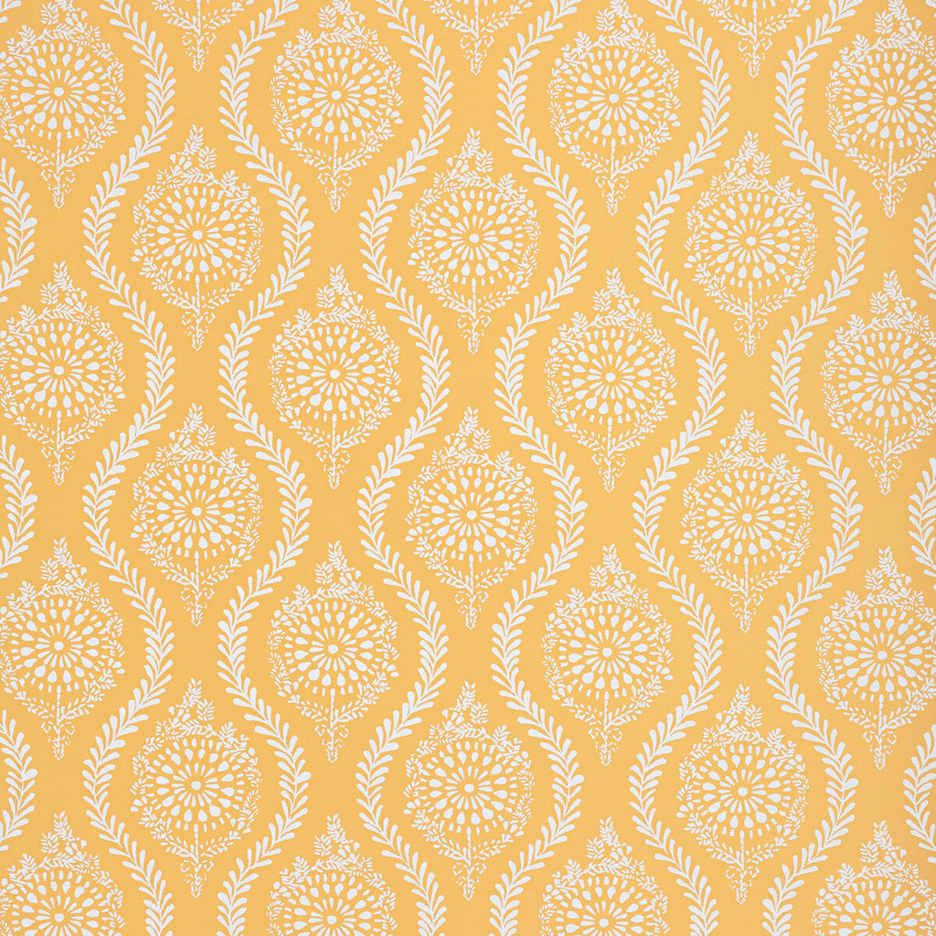 Samples and Purchasing available for Marindol - Canary Yellow By Brunschwig & Fils | Manoir Wallpapers | Paisley Wallcovering Print at Designer Wallcoverings and Fabrics