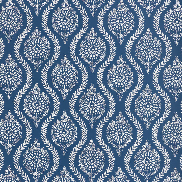 Marindol - Blue By Brunschwig & Fils | Manoir Wallcoverings | Paisley Wallcovering Print