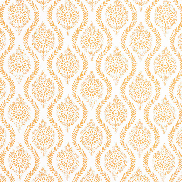 Marindol Ii - Canary Yellow By Brunschwig & Fils | Manoir Wallcoverings | Paisley Wallcovering Print