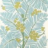 Samples and Purchasing available for Palmar - Lake Light Blue By Brunschwig & Fils | Majorelle Wallpapers | Botanical & Floral Wallcovering Print at Designer Wallcoverings and Fabrics