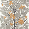 Samples and Purchasing available for Palmar - Stone Gold By Brunschwig & Fils | Majorelle Wallpapers | Botanical & Floral Wallcovering Print at Designer Wallcoverings and Fabrics