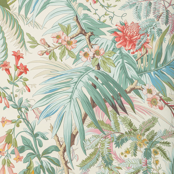 Majorelle - Lilac Blue By Brunschwig & Fils | Majorelle Wallcoverings | Botanical & Floral Wallcovering Print