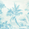 Samples and Purchasing available for Nouvelle - Aqua Turquoise By Brunschwig & Fils | Majorelle Wallpapers | Botanical & Floral Wallcovering Murals / Panels at Designer Wallcoverings and Fabrics