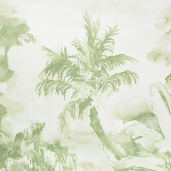 Nouvelle - Green By Brunschwig & Fils | Majorelle Wallcoverings | Botanical & Floral Wallcovering Murals / Panels