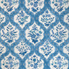 Ventoux - Sky/Blue White By Brunschwig & Fils | Cadenet Wallcoverings |Botanical & Floral Damask Wallcovering Print
