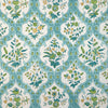 Samples and Purchasing available for Ventoux - Aqua/Leaf White By Brunschwig & Fils | Cadenet Wallpapers |Botanical & Floral Damask Wallcovering Print at Designer Wallcoverings and Fabrics