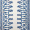 Visan - Navy/Sky White By Brunschwig & Fils | Cadenet Wallcoverings | Paisley Wallcovering Print