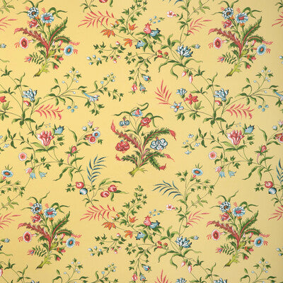 Chancay - Sun/Leaf Yellow By Brunschwig & Fils | Cadenet Wallcoverings | Botanical & Floral Wallcovering Print