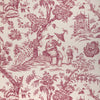 Marcel - Aubergine White By Brunschwig & Fils | Cadenet Wallcoverings |Chinoiserie Toile Wallcovering Print