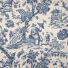 Marcel - Navy White By Brunschwig & Fils | Cadenet Wallcoverings |Chinoiserie Toile Wallcovering Print
