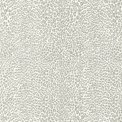 Petit Leopard - Gray Grey By Brunschwig & Fils | Madeleine Castaing Wallcoverings |Animal/Insects Animal Skins Wallcovering Print