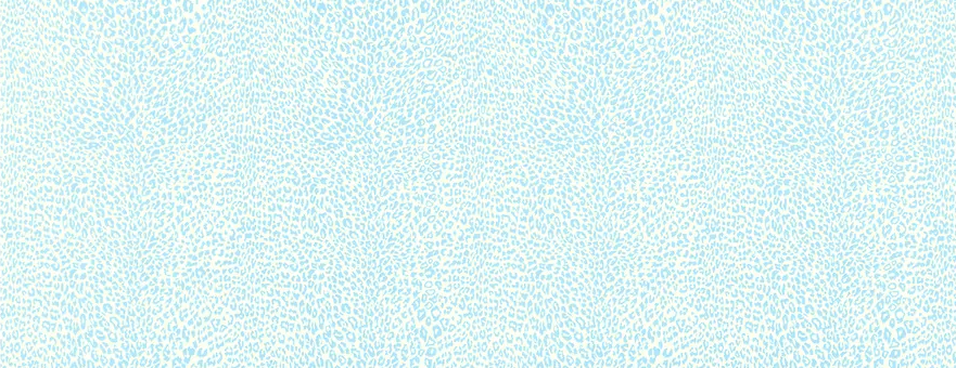 Petit Leopard - Sky Light Blue By Brunschwig & Fils | Madeleine Castaing Wallcoverings |Animal/Insects Animal Skins Wallcovering Print