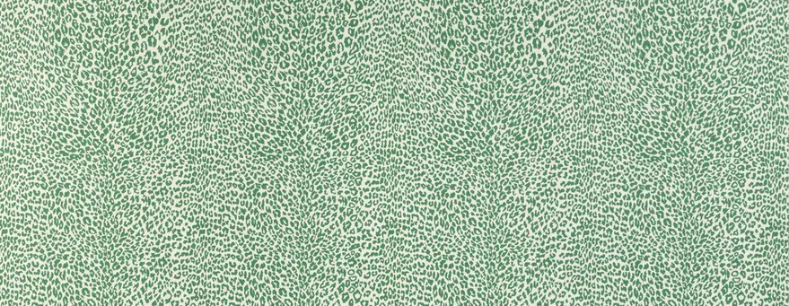 Petit Leopard - Emerald Green By Brunschwig & Fils | Madeleine Castaing Wallcoverings |Animal/Insects Animal Skins Wallcovering Print