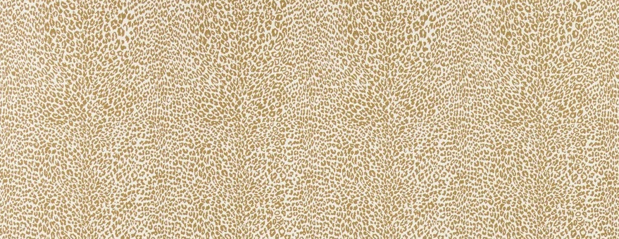 Petit Leopard - Gold By Brunschwig & Fils | Madeleine Castaing Wallcoverings |Animal/Insects Animal Skins Wallcovering Print