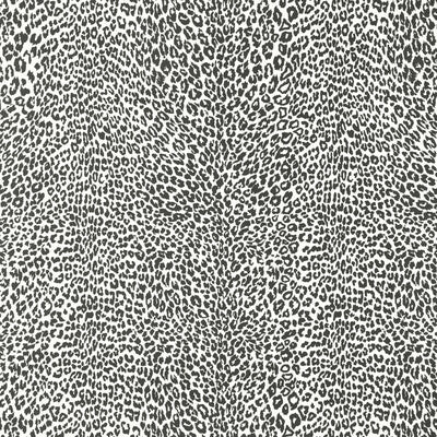 Petit Leopard - Noir Black By Brunschwig & Fils | Madeleine Castaing Wallcoverings |Animal/Insects Animal Skins Wallcovering Print